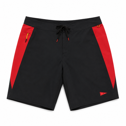 Bermuda Boardshort Florence Marine X Cordura Airtex Boardshort - Preto/Vermelho