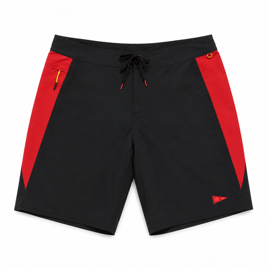 Bermuda Boardshort Florence Marine X Cordura Airtex Boardshort - Preto/Vermelho