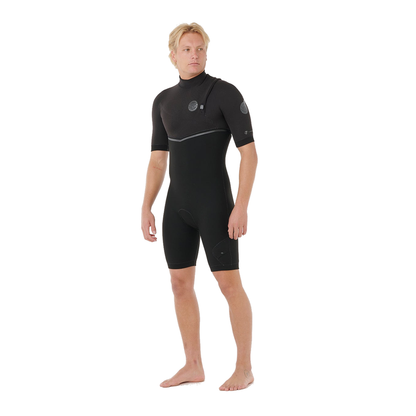 Short John Rip Curl E-Bomb 2/2mm Zip Free Black