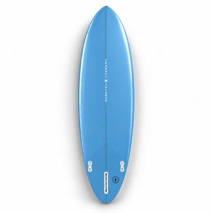 Prancha Channel Islands CI Mid PU FCS II 1+2 - Laminação Pigmentada Azul Limited
