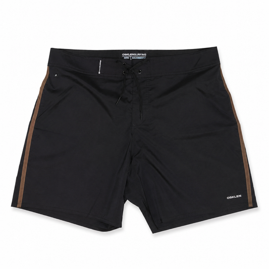Bermuda Surf Osklen Aquaone Flex Side Tape Preto/Marrom
