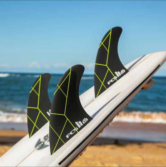 Quilha FCS II PC Kolohe Andino Triquilhas FCS - Black / Acid
