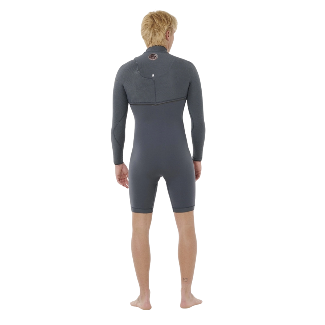 Rip Curl Short John E-Bomb 2/2 mm Manga Longa Iron - Sem Zipper