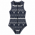 Rhaya Short Sleeve Lycra Surf Bodysuit - Navajo
