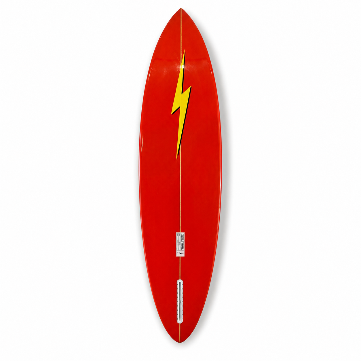 Prancha Lightning Bolt Pipeliner PU - Vermelha/Amarela