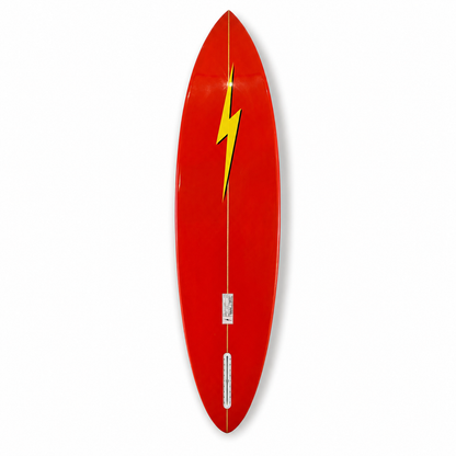 Prancha Lightning Bolt Pipeliner PU - Vermelha/Amarela