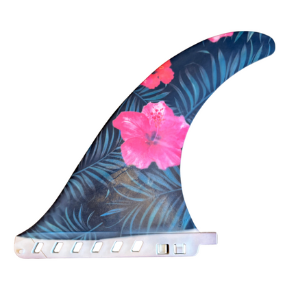 Pavani Longboard Sup 9 Fin - Hawaiian Flowers