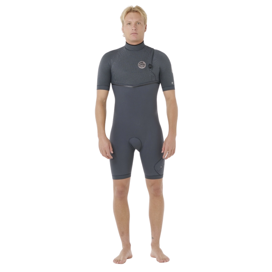 Rip Curl Short John E-Bomb 2/2 mm Manga Curta Iron - Sem Zipper