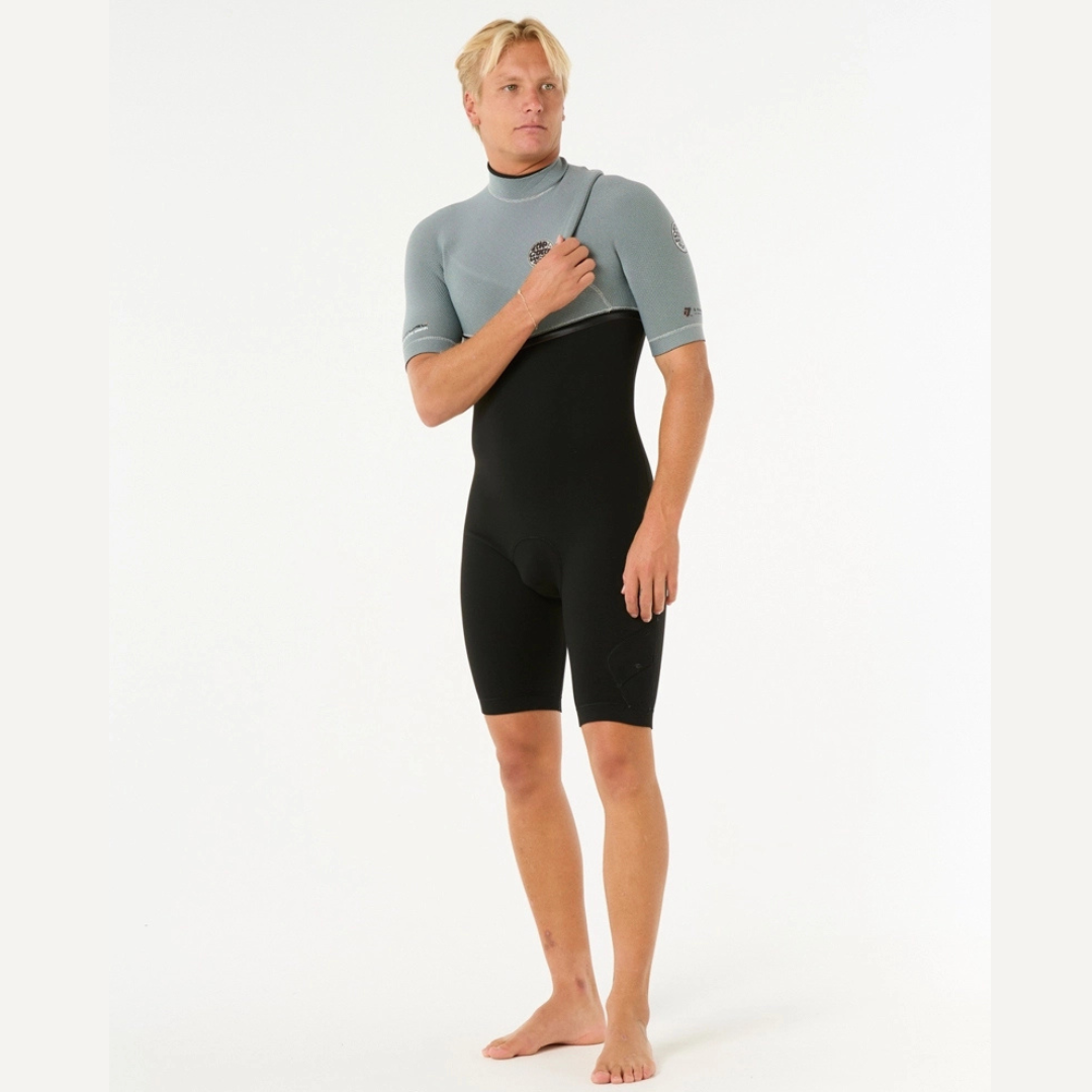 Rip Curl Short John E-Bomb 2/2 mm - Sem Zipper - Manga Curta