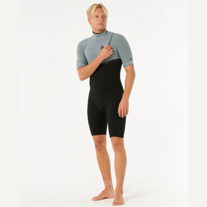 Rip Curl E-Bomb 2/2mm Short John - Zipperless - Short Sleeve