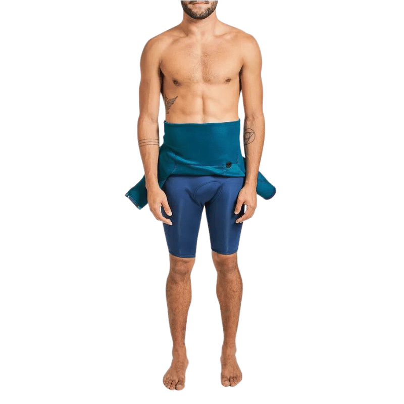 Hurley Short John Advantage 2/2mm Azul - Chest Zip