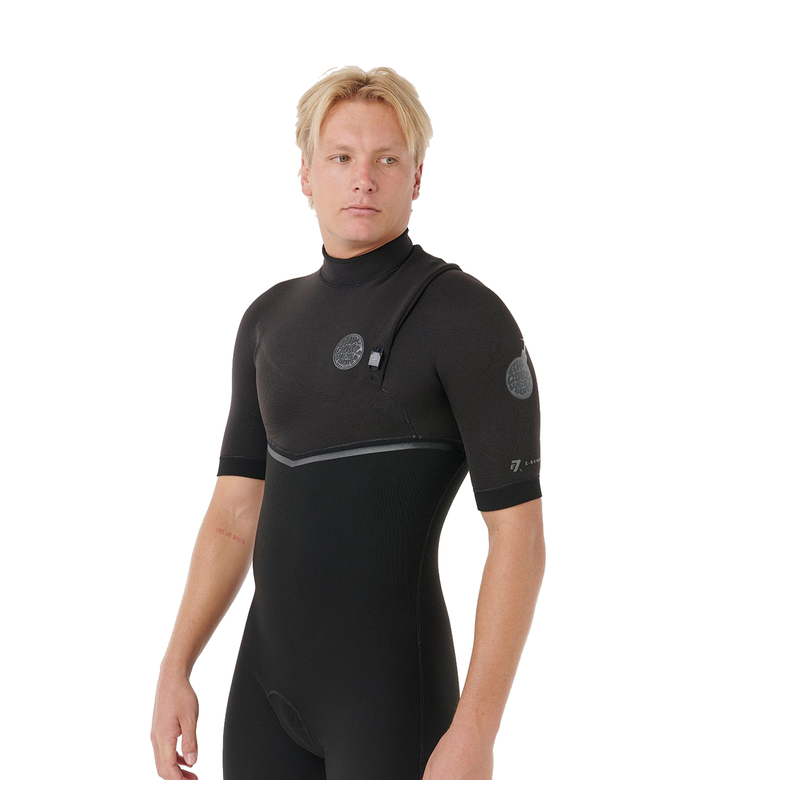 Short John Rip Curl E-Bomb 2/2mm Zip Free Black