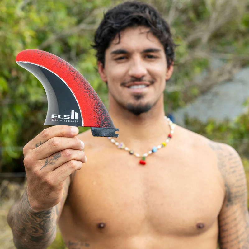 Quilha FCS II Gabriel Medina PC + Aircore Triquilhas FCS - Medium
