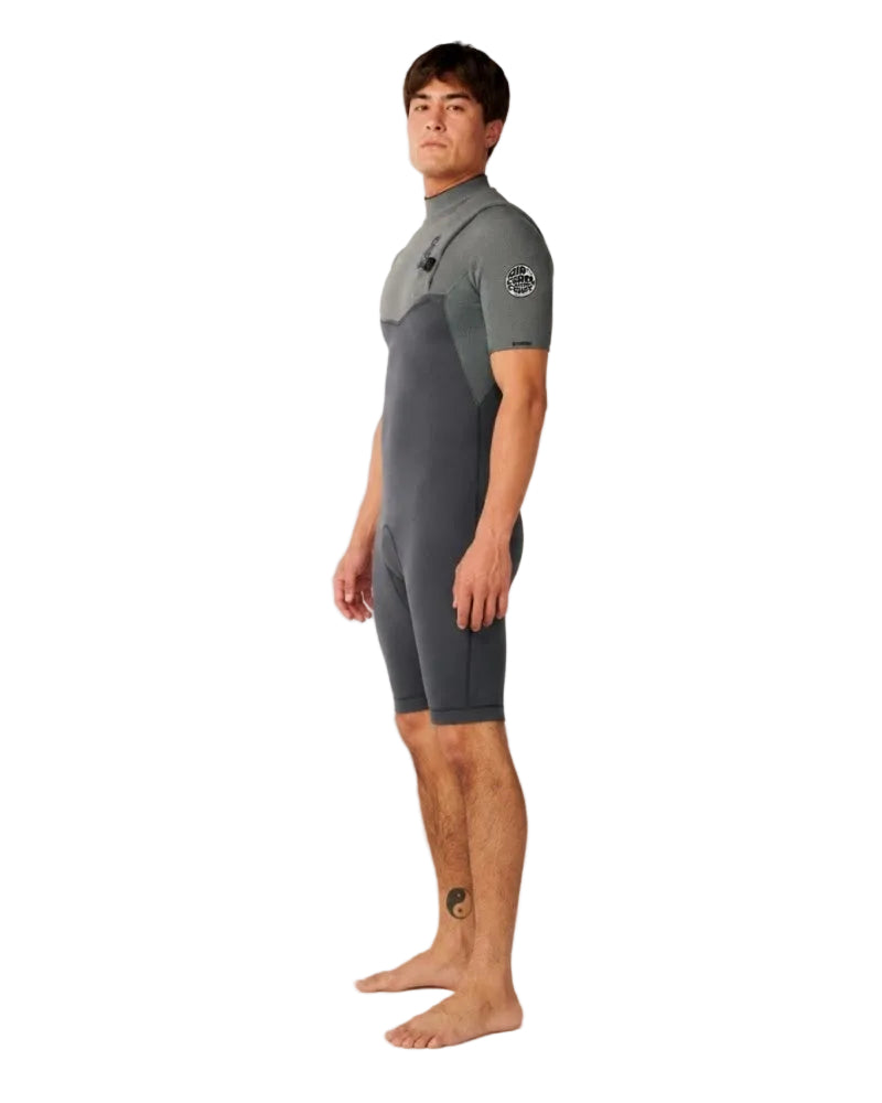 Short John Rip Curl E-Bomb 2/2mm Zip Free Charcoal Grey