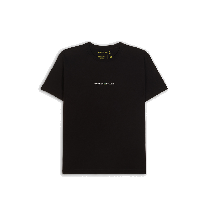 Camiseta Osklen Vintage Osklen Brasil Preto