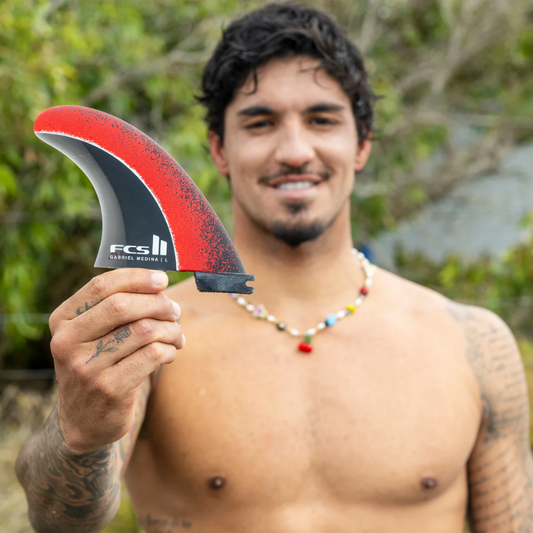 Quilha FCS II Gabriel Medina PC + Aircore Triquilhas FCS - Large