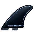 Bullys Twin + 1 Fin - FCS Plugs