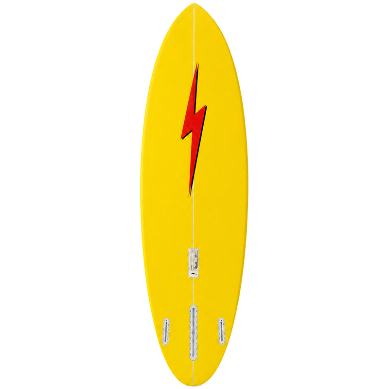 Prancha Lightning Bolt Mid Length Single To Twin EPS - Amarela