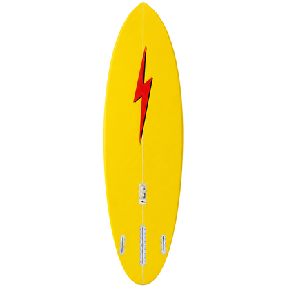 Prancha Lightning Bolt Mid Length Single To Twin EPS - Amarela