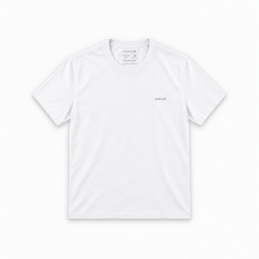 Camiseta Osklen Vintage Floral Aquarela Branco
