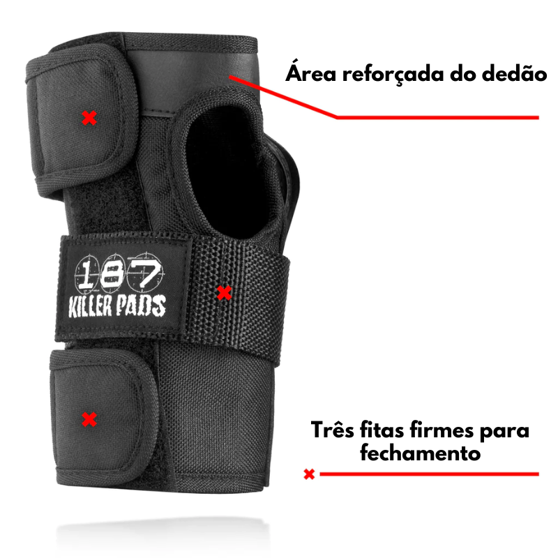 Wrist Guards 187 Killer Pads - Protetor de Pulso Munhequeira