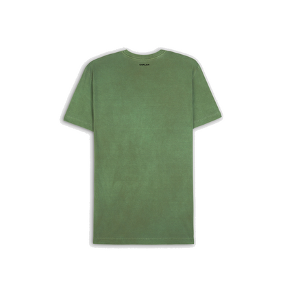 Camiseta Osklen Slim Stone Morro Coqueiro Traço Verde Alga