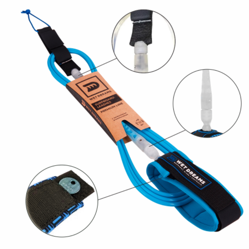 Leash 9 Wet Dreams Long Comp Joelho Premium Line Transparente