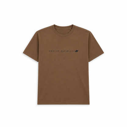 Camiseta Osklen Slim Vintage AG Marrom Ônix