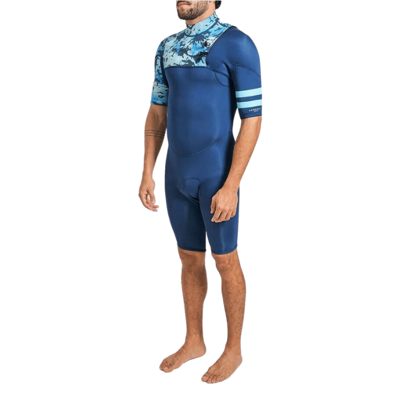 Hurley Short John Advantage 2/2mm Azul - Chest Zip