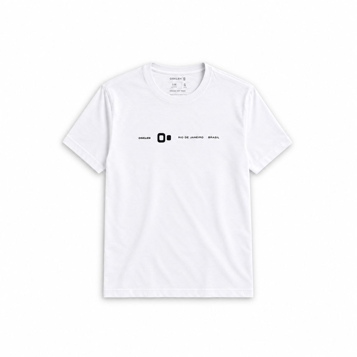 Camiseta Osklen Slim Vintage New Icon Rio Branco