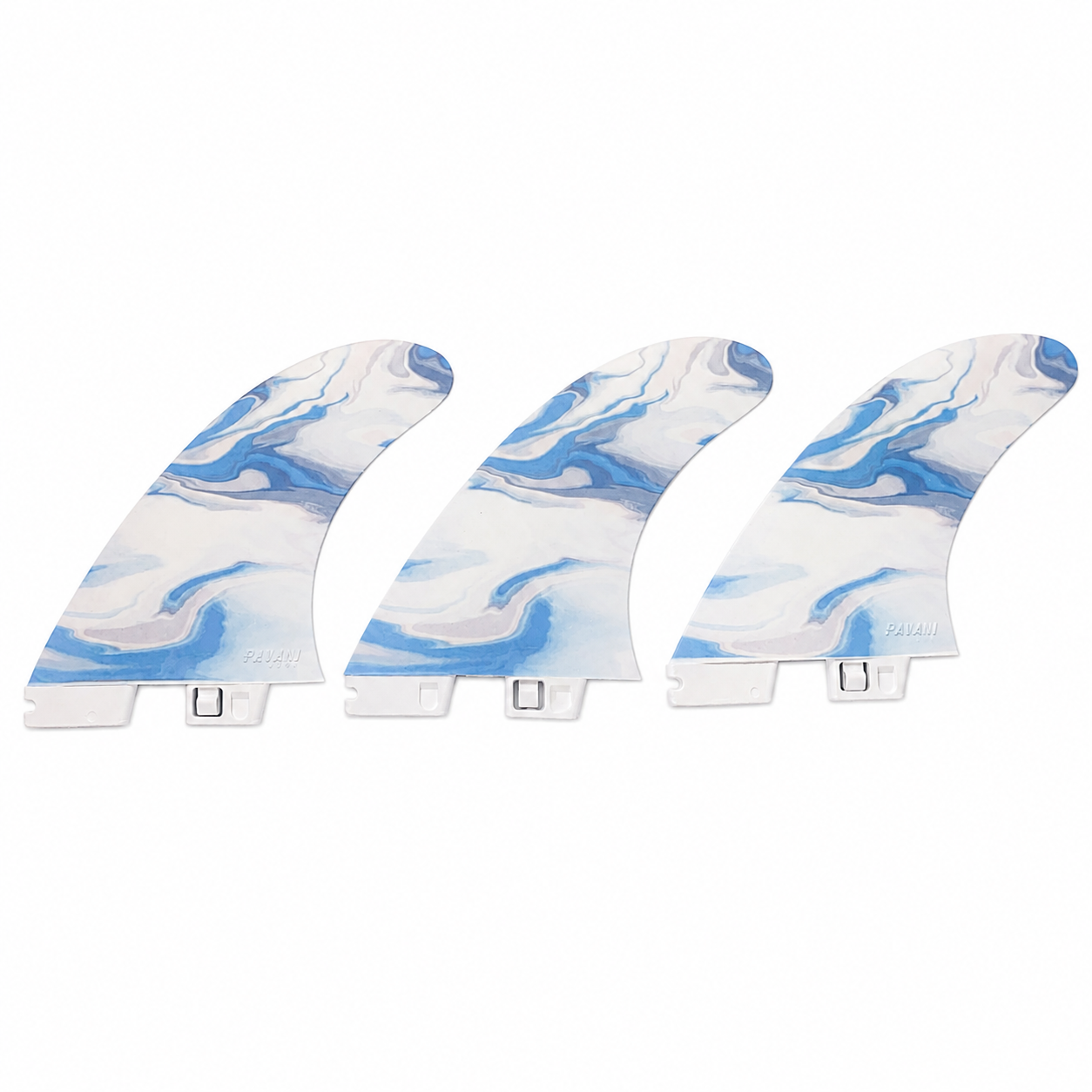 Quilha Pavani Triquilha Azul Mármore FCS II