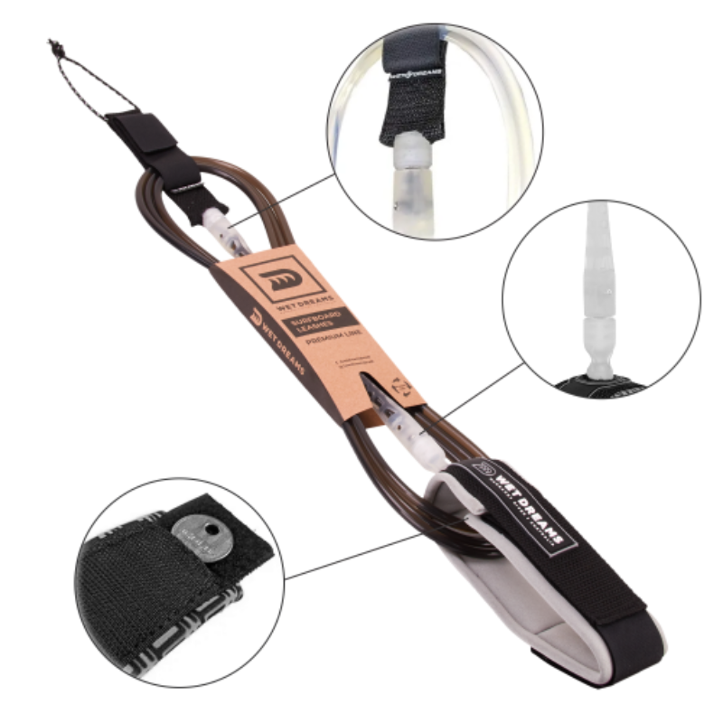 Leash 9 Wet Dreams Long Comp Joelho Premium Line Transparente