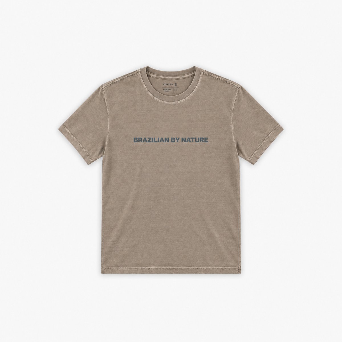 Camiseta Osklen Stone Brazilian by Nature Cacau