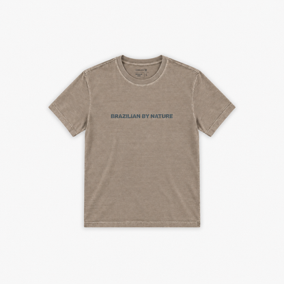 Camiseta Osklen Stone Brazilian by Nature Cacau