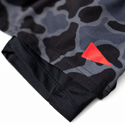 Bermuda Duplo Airtex Preto Camo Florence 2 IN 1