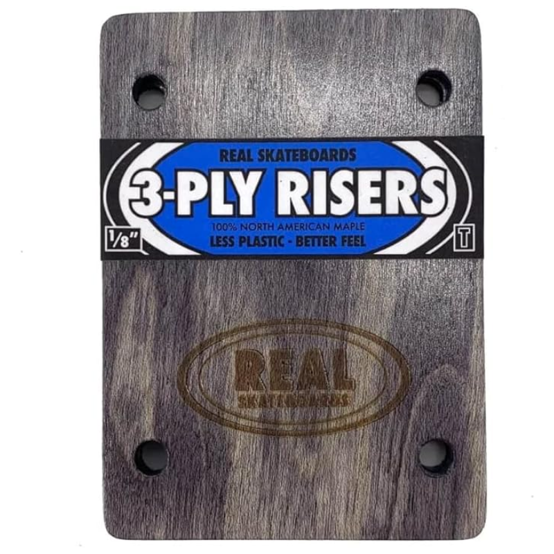 Real Riser Pads Para Thunder Trucks 1/8 - 3 Camadas Risers - 100% Maple