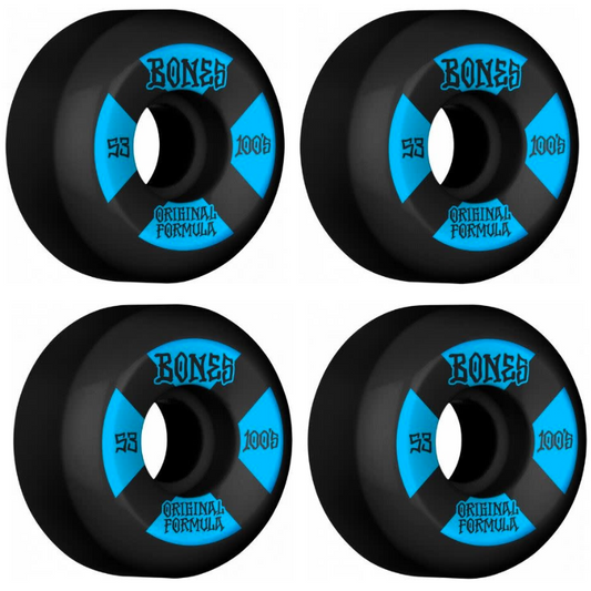 Roda Bones - 100s Formula - 53mm 100A V5 Sidecut