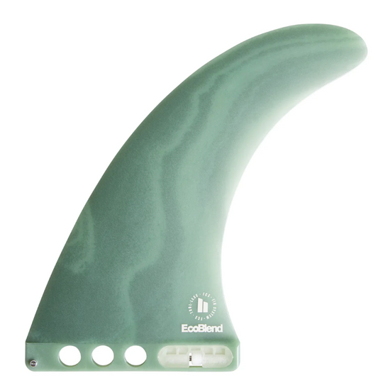 Quilha FCS II Connect NG Longboard Fin - Cor Iceberg Green