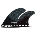 Quilha Futures Rasta HC Quad Preto/Teal