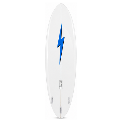 Prancha Lightning Bolt Fun Board Egg EPS - Branca/Azul