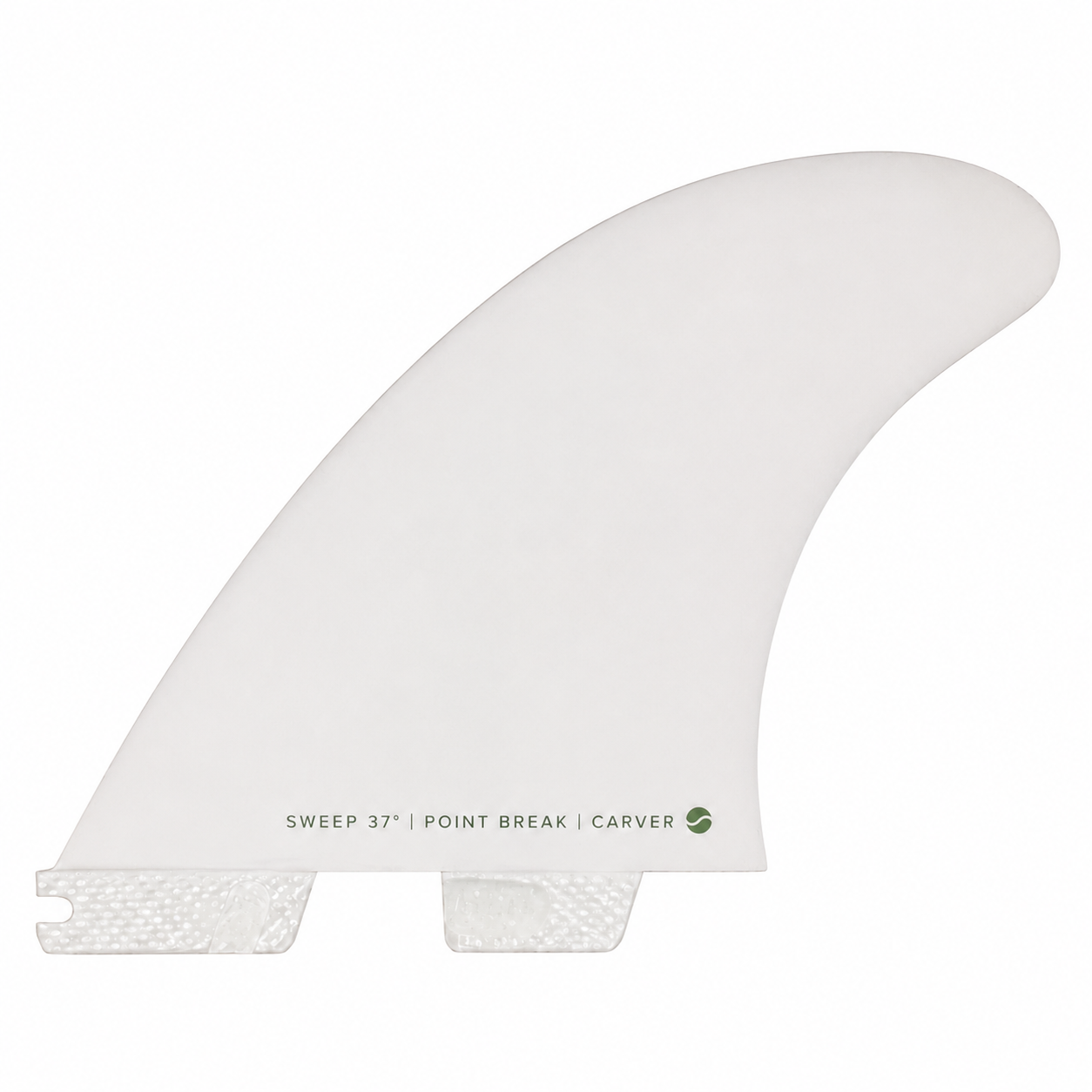 Quilha FCS II Carver PC Triquilha Large - Branco