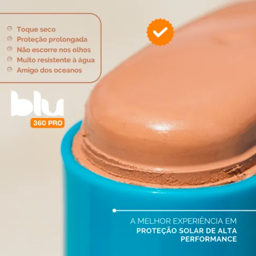 Protetor Solar Bastão Blu Com Cor Bege FPS 50