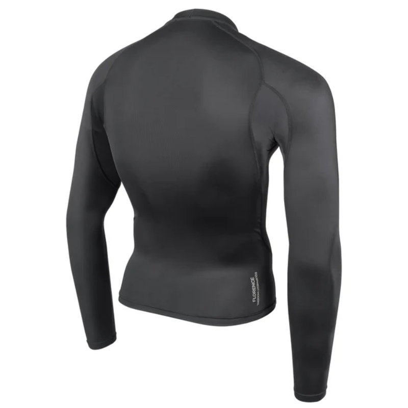 Florence Marine Windshield Camiseta UV Surf - Preto - Rashguard - Lycra