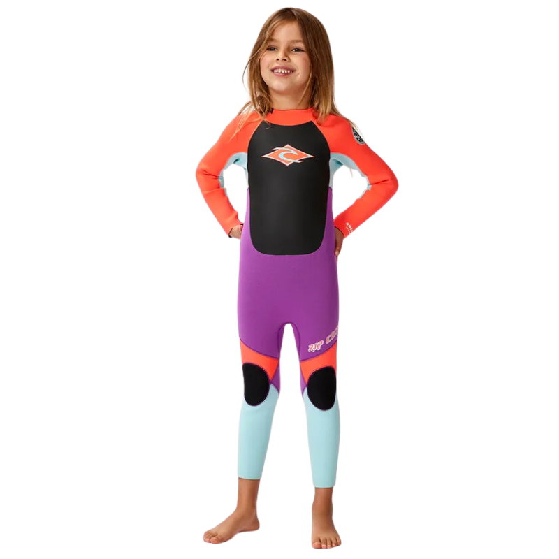 Long John Rip Curl Back Zip Omega 3/2 Pink - Infantil Kids