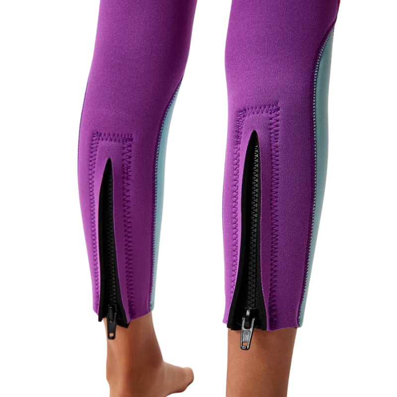Long John Rip Curl Back Zip Omega 3/2 Pink - Infantil Kids