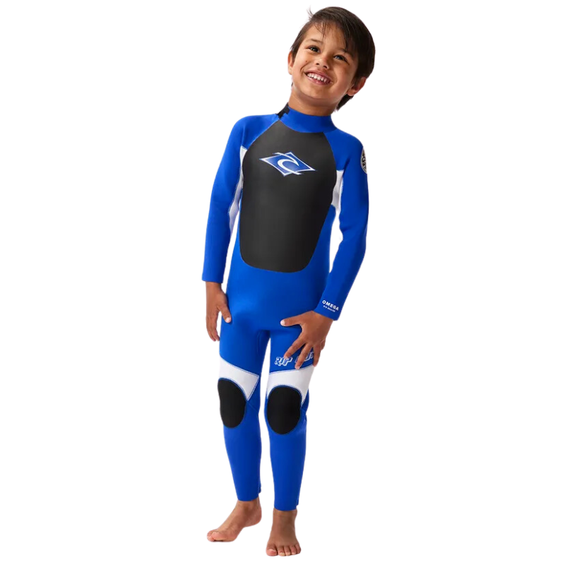 Long John Rip Curl Back Zip Omega 3/2 Azul - Infantil Kids