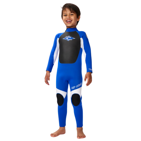 Long John Rip Curl Back Zip Omega 3/2 Azul - Infantil Kids