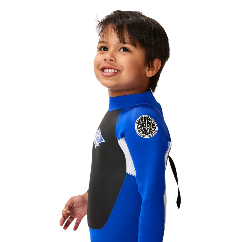 Long John Rip Curl Back Zip Omega 3/2 Azul - Infantil Kids