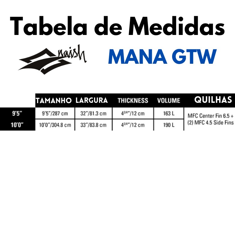 Prancha SUP Naish Mana GTW