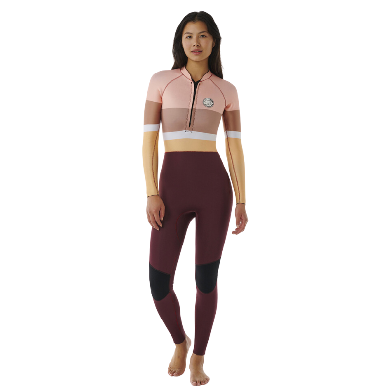 Rip Curl Long John Feminino 2 mm G Bomb - Front Zip